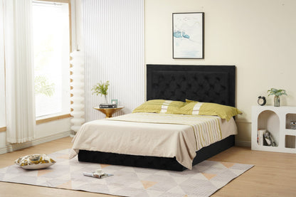 CADRE DE LIT ROMA  NOIR 140 cm