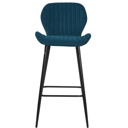 TABOURET DE BAR PRADO BLEU CANARD