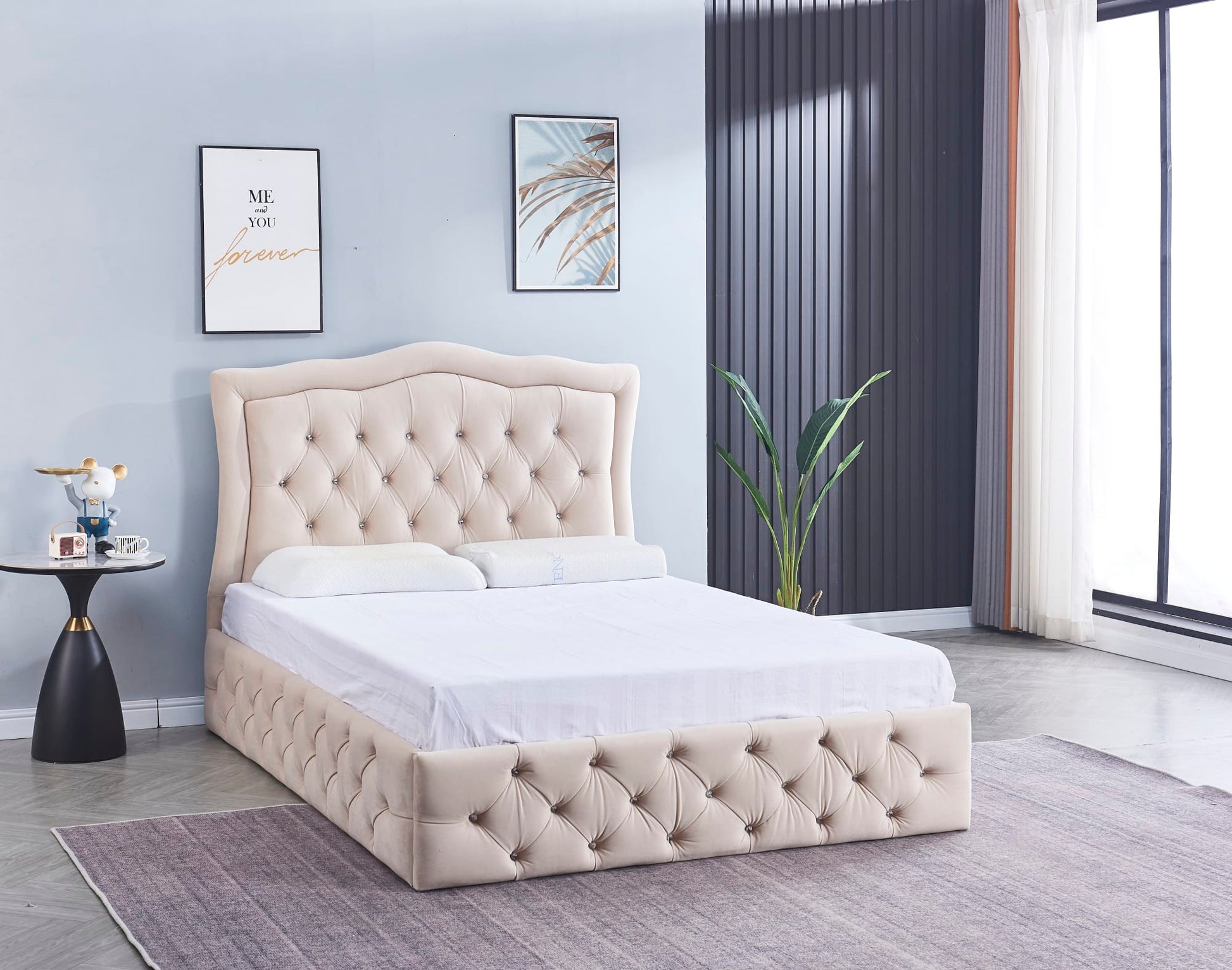 CADRE DE LIT TREND BEIGE 160