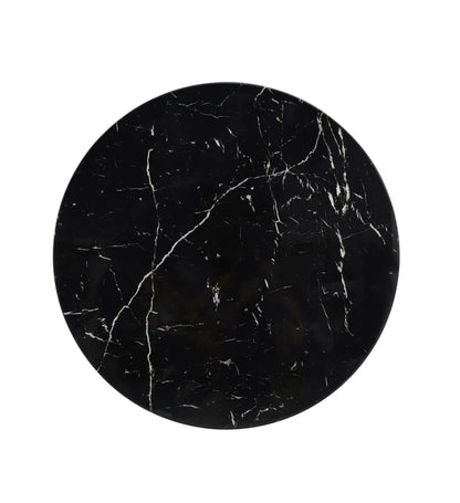 Table basse ronde LORIE chrome plateau en verre D90 cm