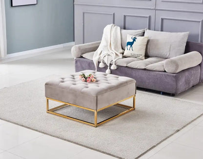 Table Basse rangements TIROIRS plateau velours capitonné