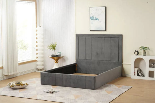 Cadre de lit POLO velours 140x190cm