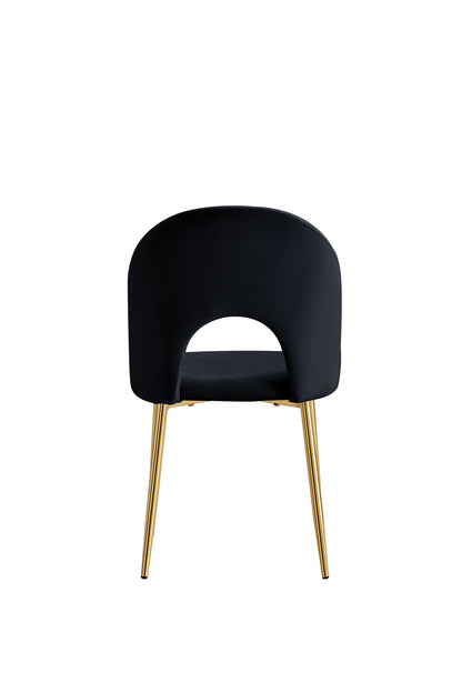 CHAISE TEDDY NOIR PIED GOLD