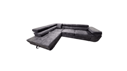 CANAPE TOULOUSE ANGLE GAUCHE GRIS ANTHRACITE 275x202cm