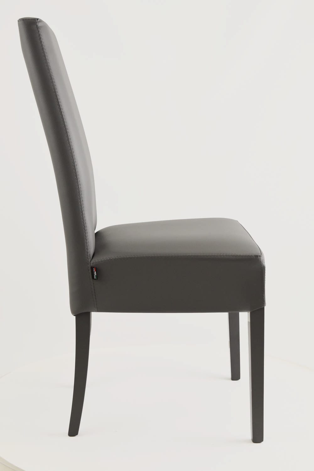 CHAISE KIRA ANTHRACITE PIEDS LAQUES ANTHRACITE
