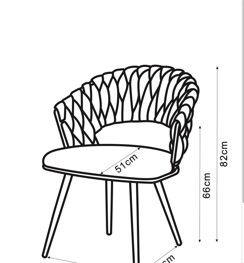 CHAISE CAROLINA PIEDS METAL NOIR VELOURS TAUPE