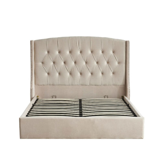 Lot de 2 chaises Chic KANVAS en velours pieds Chromés