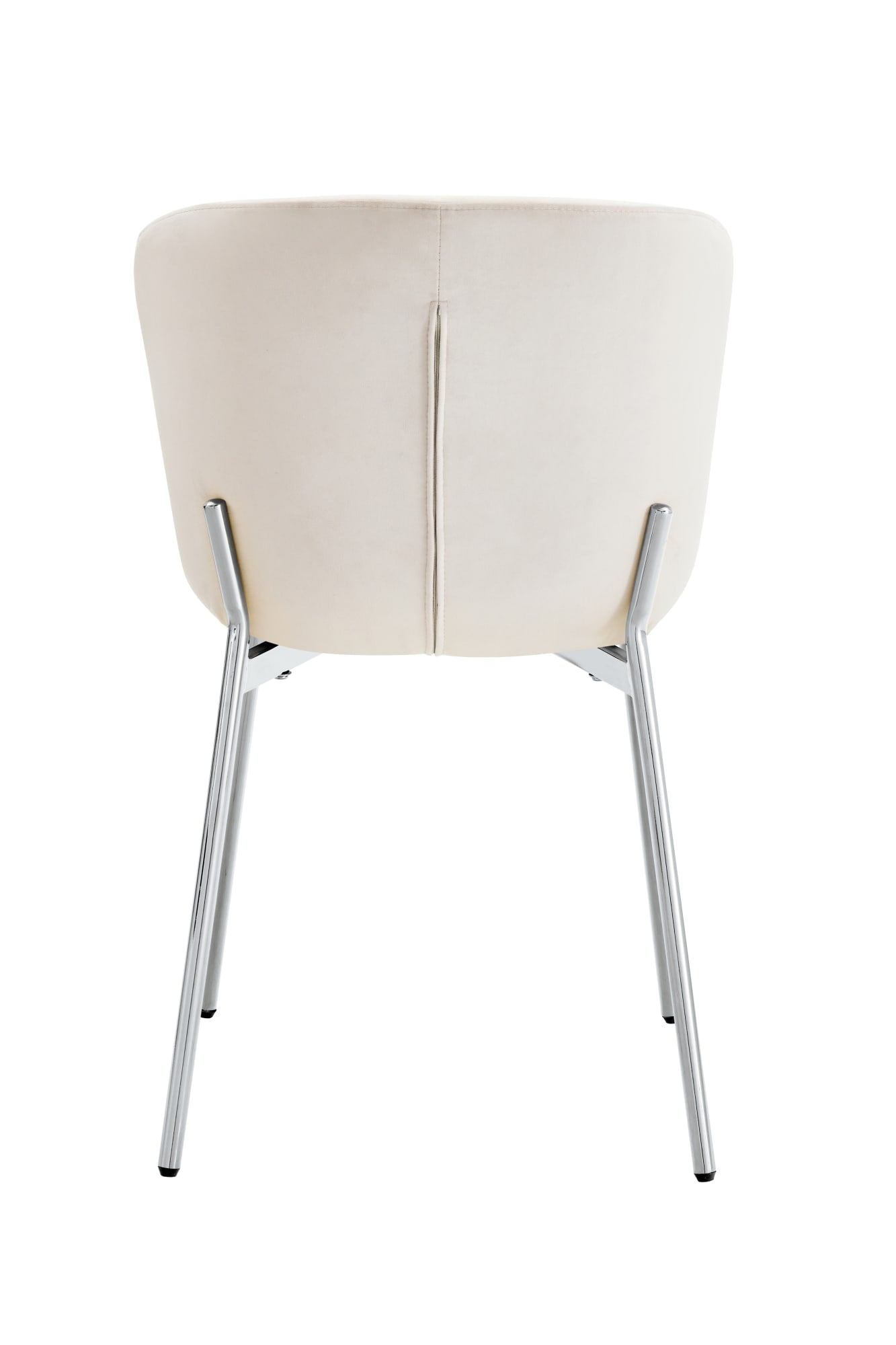 CHAISE HAILEY PIED CHROME ASSISE ECRU