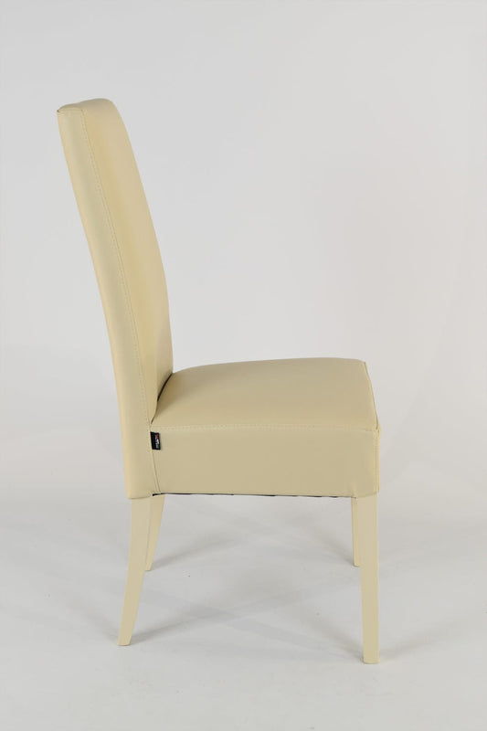 CHAISE KIRA SABLE PIEDS LAQUES SABLE