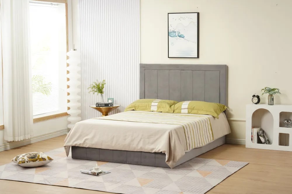 Cadre de lit POLO velours 140x190cm