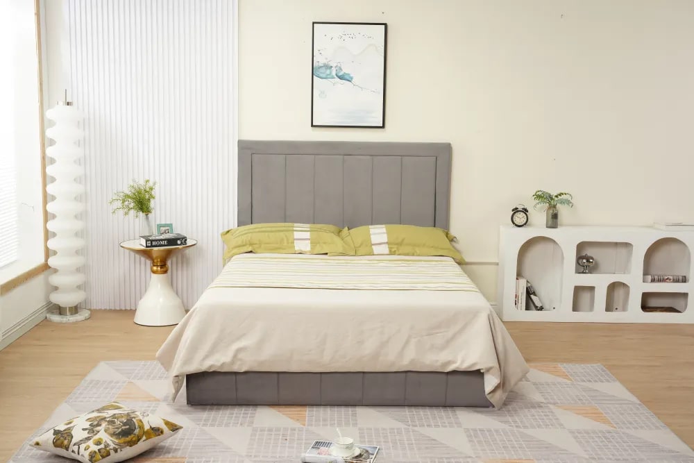 Cadre de lit POLO velours 140x190cm