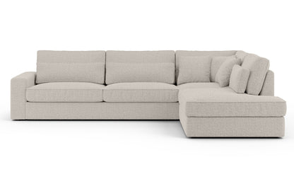 CANAPE LE BRISTOLA ANGLE DROIT DOUDOU BOUCLE  315X230cm