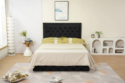 Cadre de lit ROMA velours 140x190cm