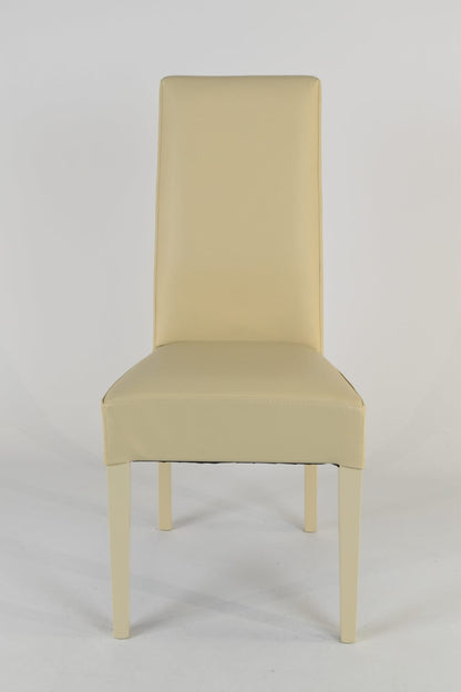CHAISE KIRA SABLE PIEDS LAQUES SABLE