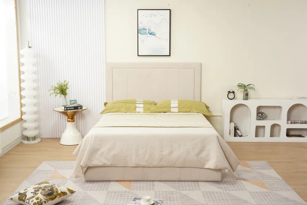 Cadre de lit POLO velours 160x200cm