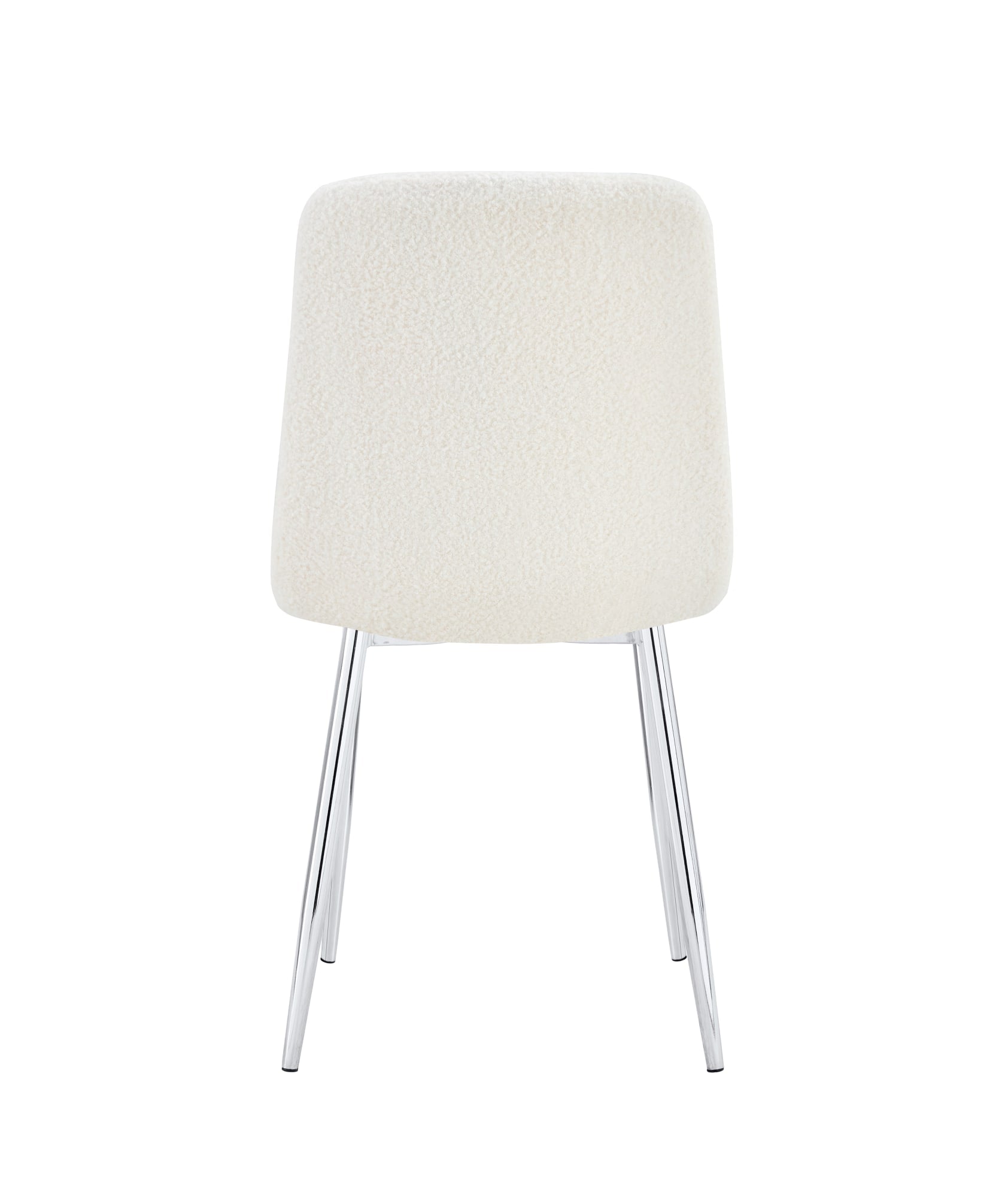 CHAISE ELISA PIED CHROME DOUDOU