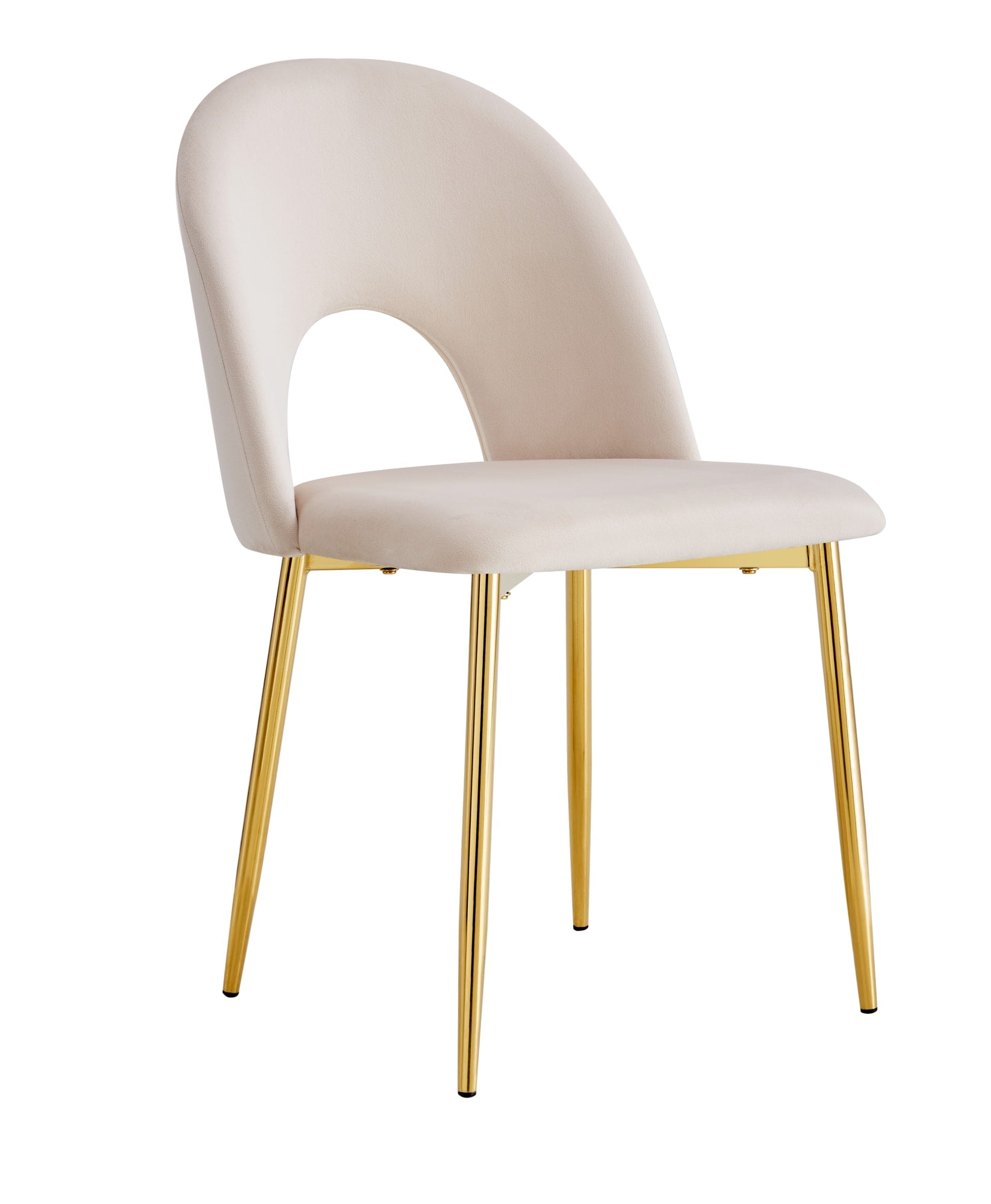 CHAISE TEDDY BEIGE PIED GOLD