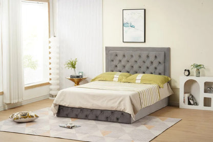 Cadre de lit ROMA velours 140x190cm