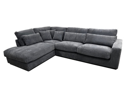 AMBERT AG VAN (CANAPE AMBERT ANGLE GAUCHE TISSUS LAPIN ANTHRACITE) 320x230