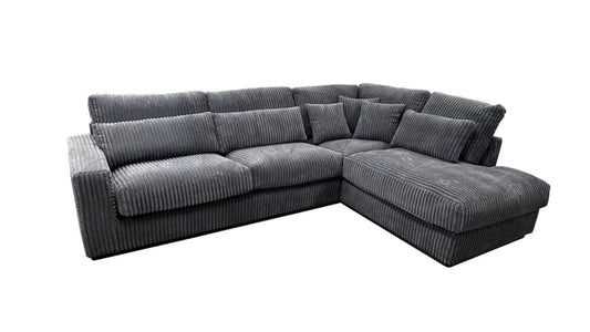 AMBERT AD VAN ( CANAPE AMBERT ANGLE DROIT TISSUS LAPIN ANTHRACITE) 320x230