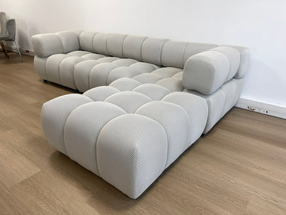 3+1 CANAPE RITZ MODULABLE TISSUS 3D BEIGE 285x190cm