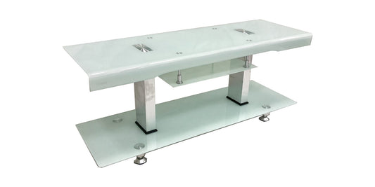 MEUBLE TV TIMOTHY BLANC 120x40x45 cm
