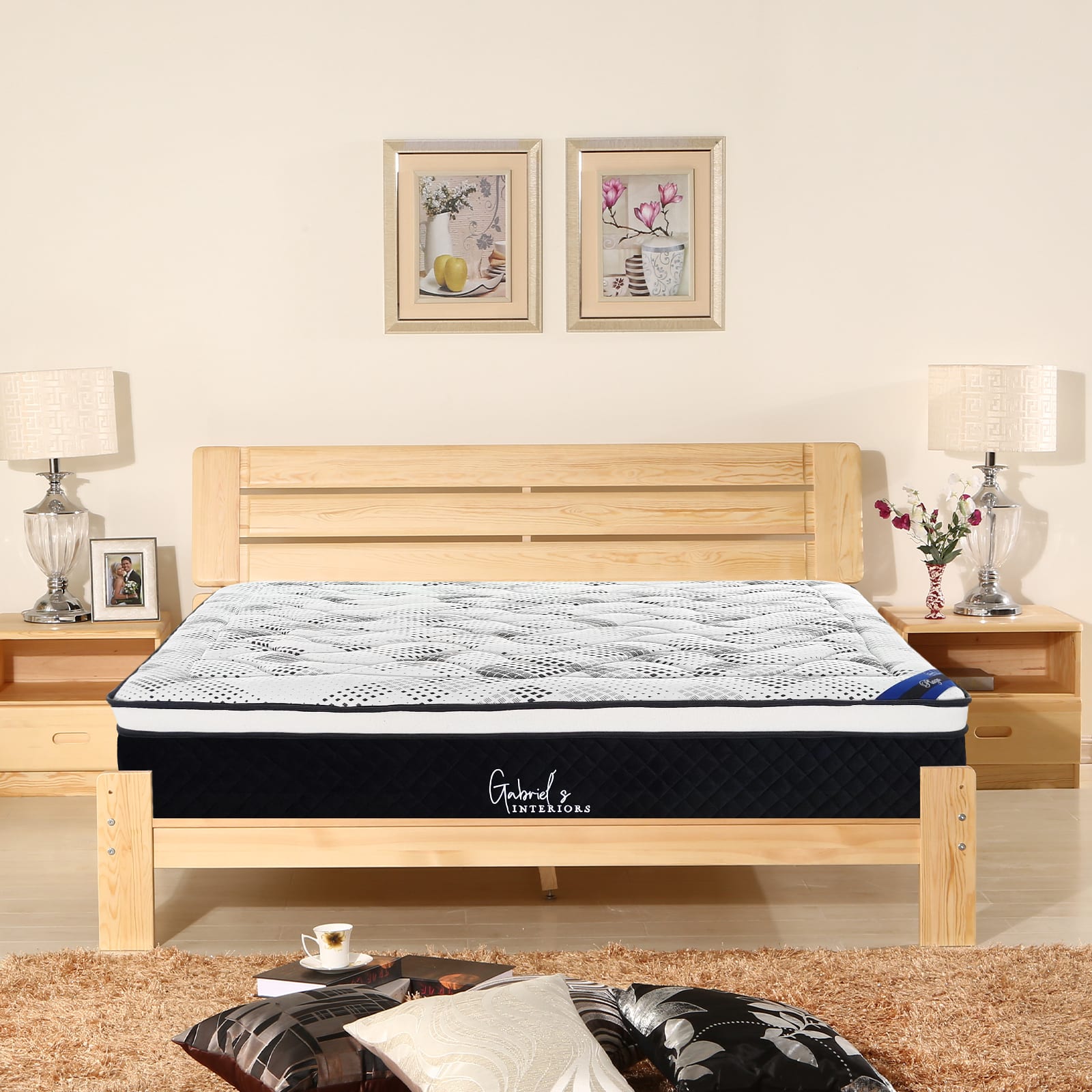 MATELAS À RESSORTS ENSACHÉS PLAZA 120x190x30cm