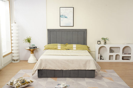 Cadre de lit POLO velours 160x200cm