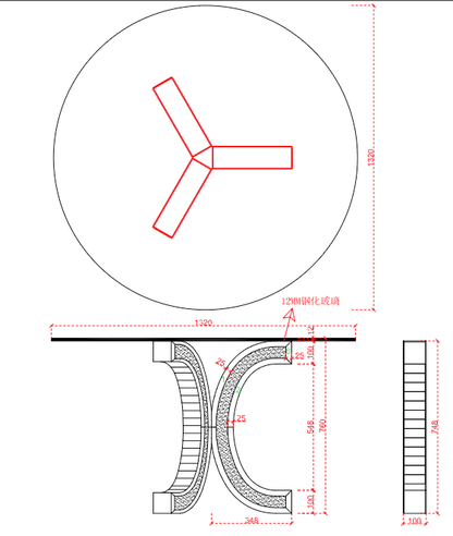 TABLE REPAS EN VERRE MIROIR PLATEAU VERRE TREMPE  COLLECTION ECLAT