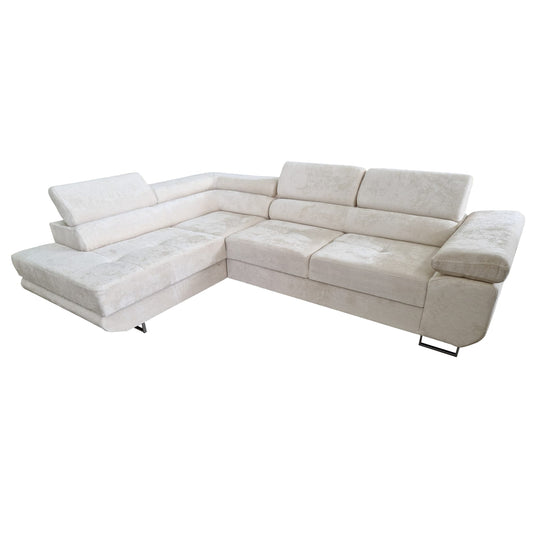 CANAPE TOULOUSE ANGLE GAUCHE DOUDOU BOUCLE 275x205cm