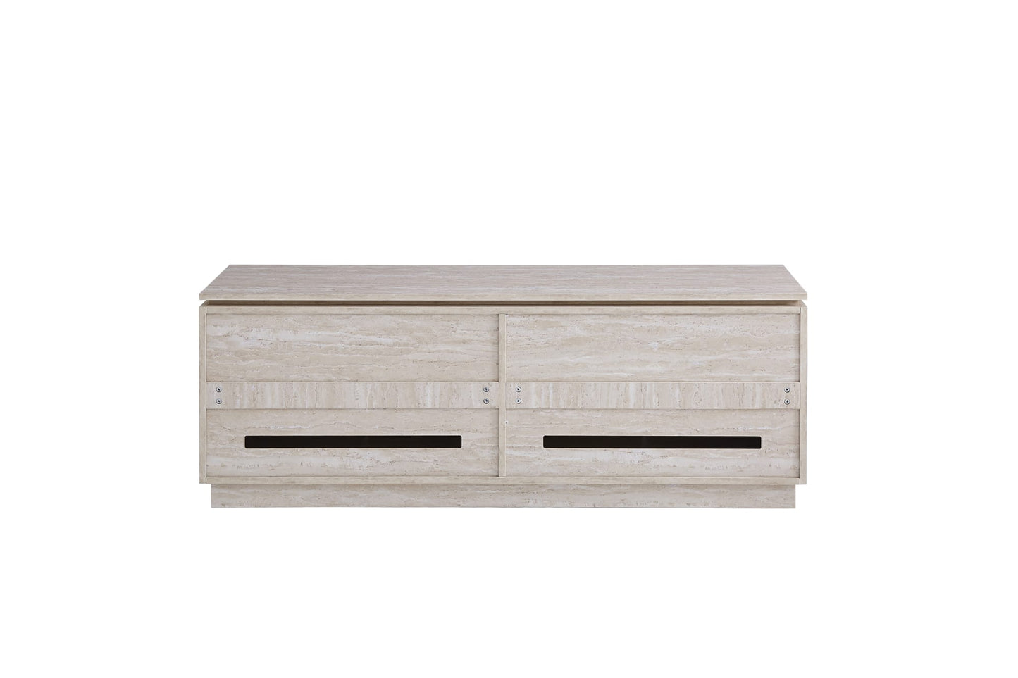 MEUBLE TV BAIETA MDF EFFET TRAVERTIN 160CM