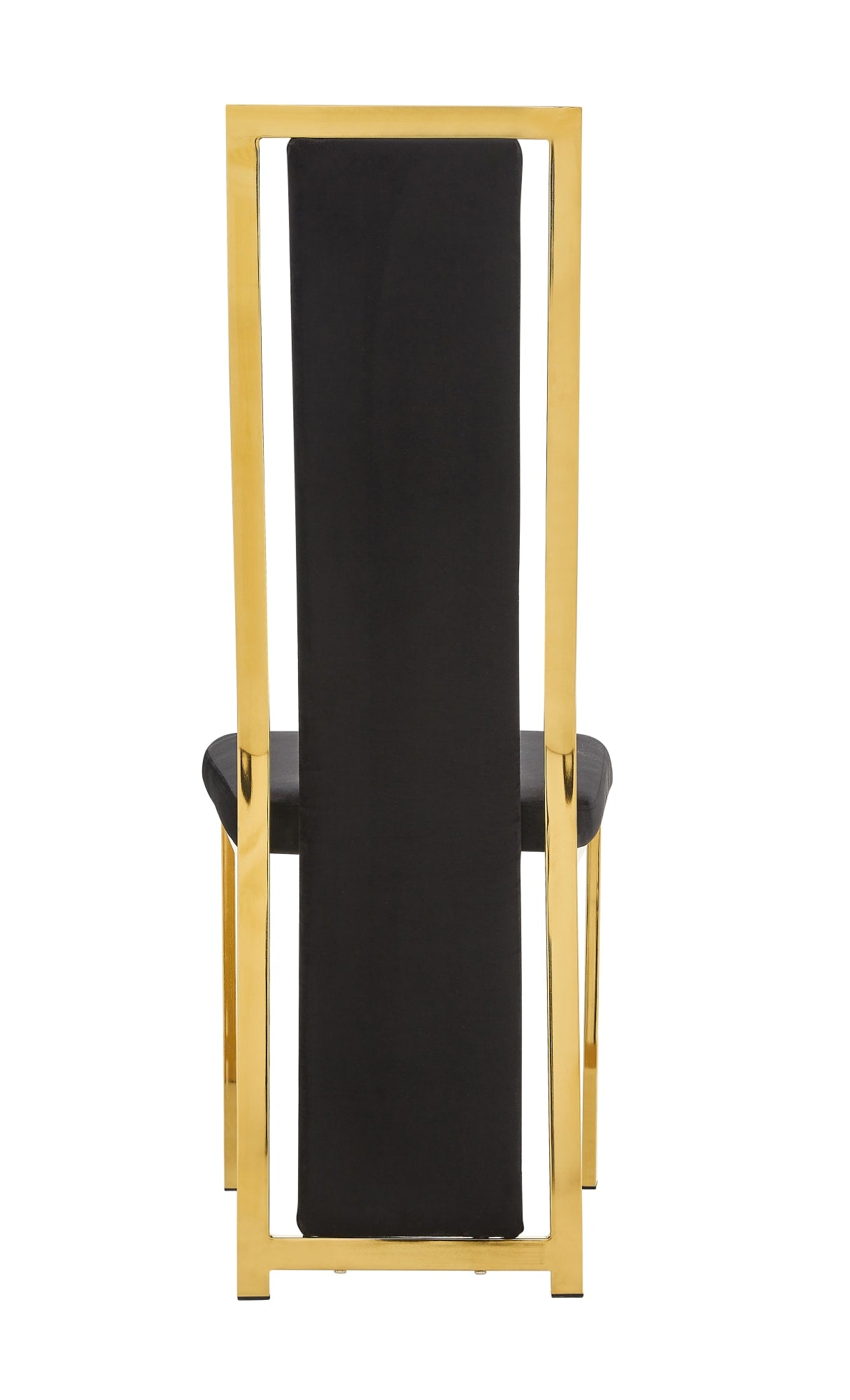 Lot de chaises Dana velours contour Gold