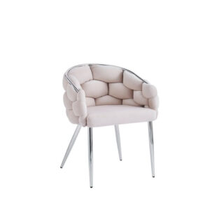 Lot de 2 chaises BALLON pieds chrome
