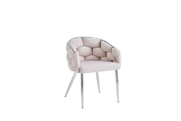 Lot de 2 chaises BALLON pieds chrome