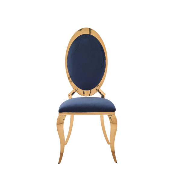 Lot de chaises ANGEL baroque Gold Velours