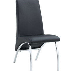 Lot de Chaises Fate chrome et simili cuir