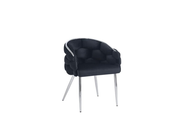 Lot de 2 chaises BALLON pieds chrome