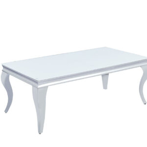 Table basse BAROQUE Chrome  120x60x45 cm