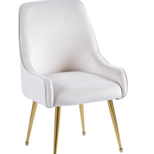 CHAISE LUXURY GOLD VELOURS BEIGE