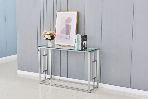 Console SOPHIE Chrome 120x40x78 cm