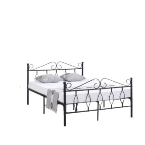 Lit 2 places JULIE 140x190 cm métal sommier inclus