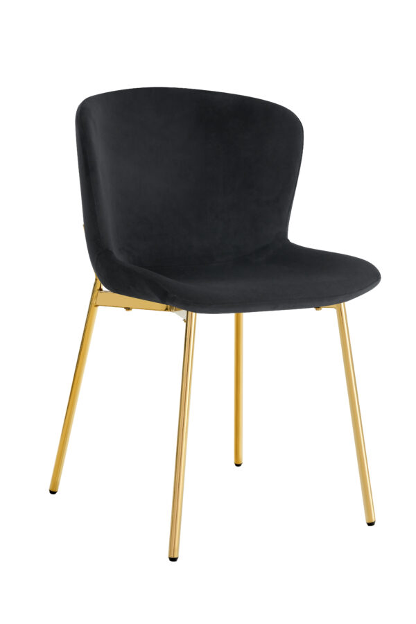 CHAISE HAILEY PIED GOLD ASSISE NOIR