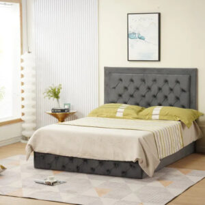 Cadre de lit ROMA velours 140x190cm