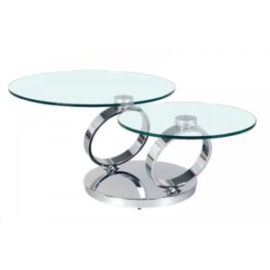 TABLE BASSE AUTOMAT TRANSPARENT 70x45cm