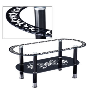 TABLE BASSE MYRIAM NOIR 110x55x45cm