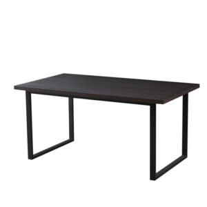 Table BELGRADE 4 à 6 couverts pied métal noir l 160 cm