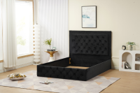 Cadre de lit ROMA velours 140x190cm