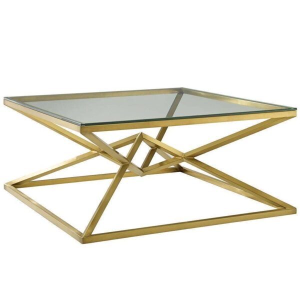 Table basse carrée PYRAMIDE 100x100 cm
