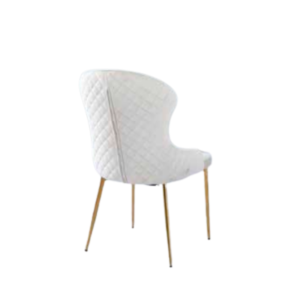 CHAISE HILTON GOLD VELOURS ECRU