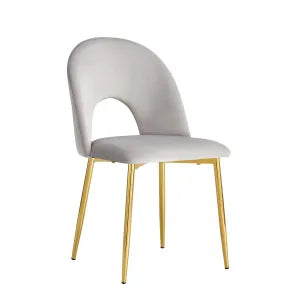 Lot de chaises TEDDY Gold velours